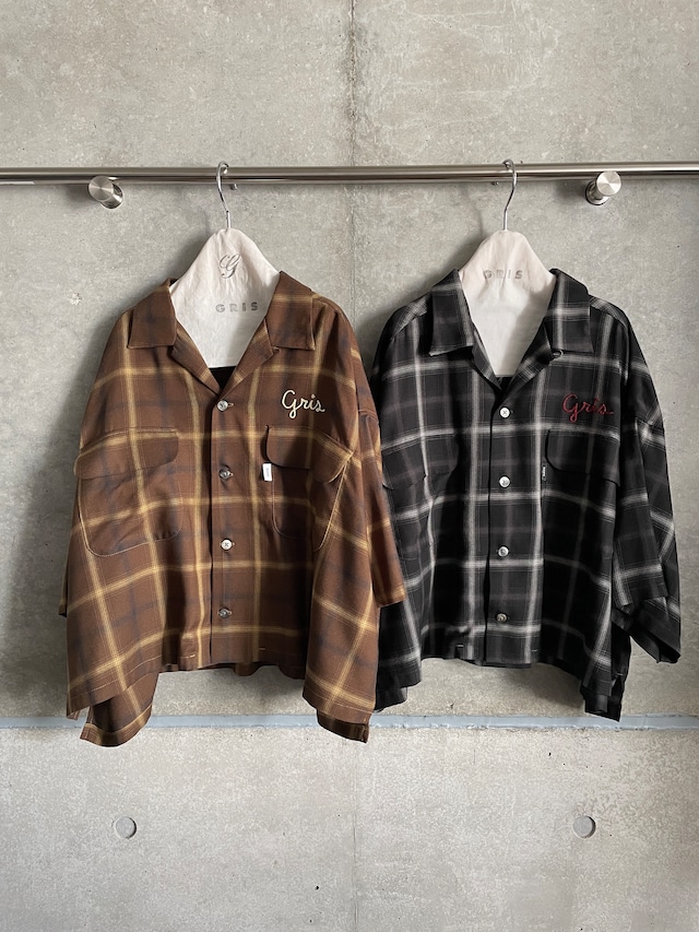 Wide Open Collar Shirt_S/M