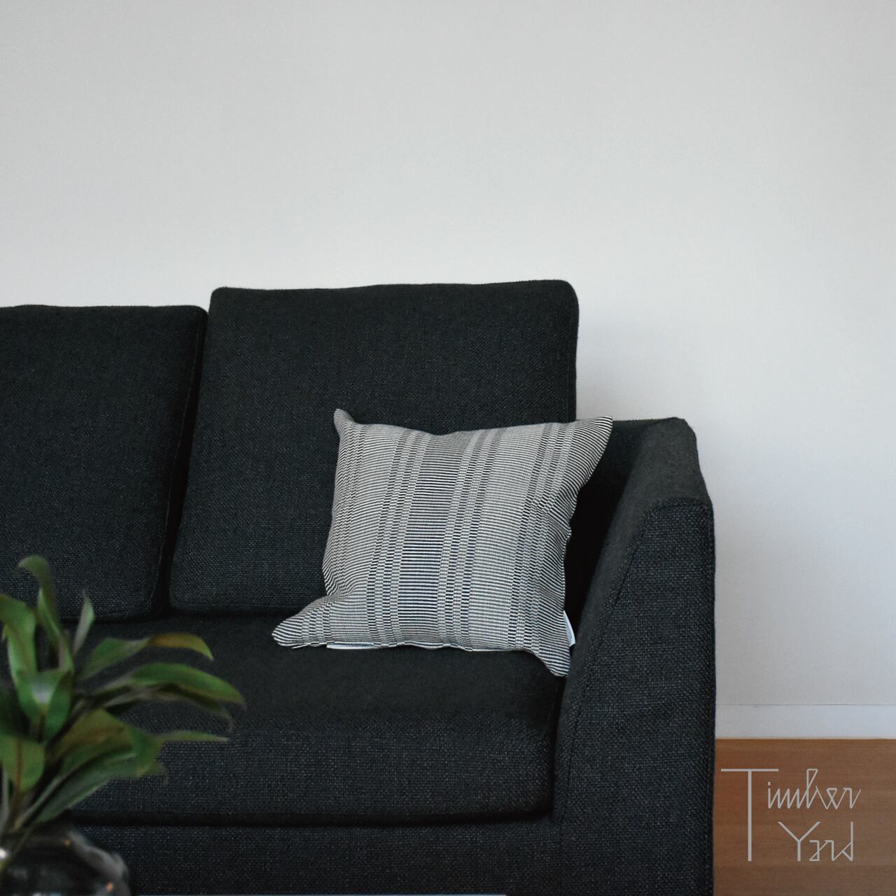 Zipped Cushion Cover Eos / Grey / 40×40cm / イオス / グレー