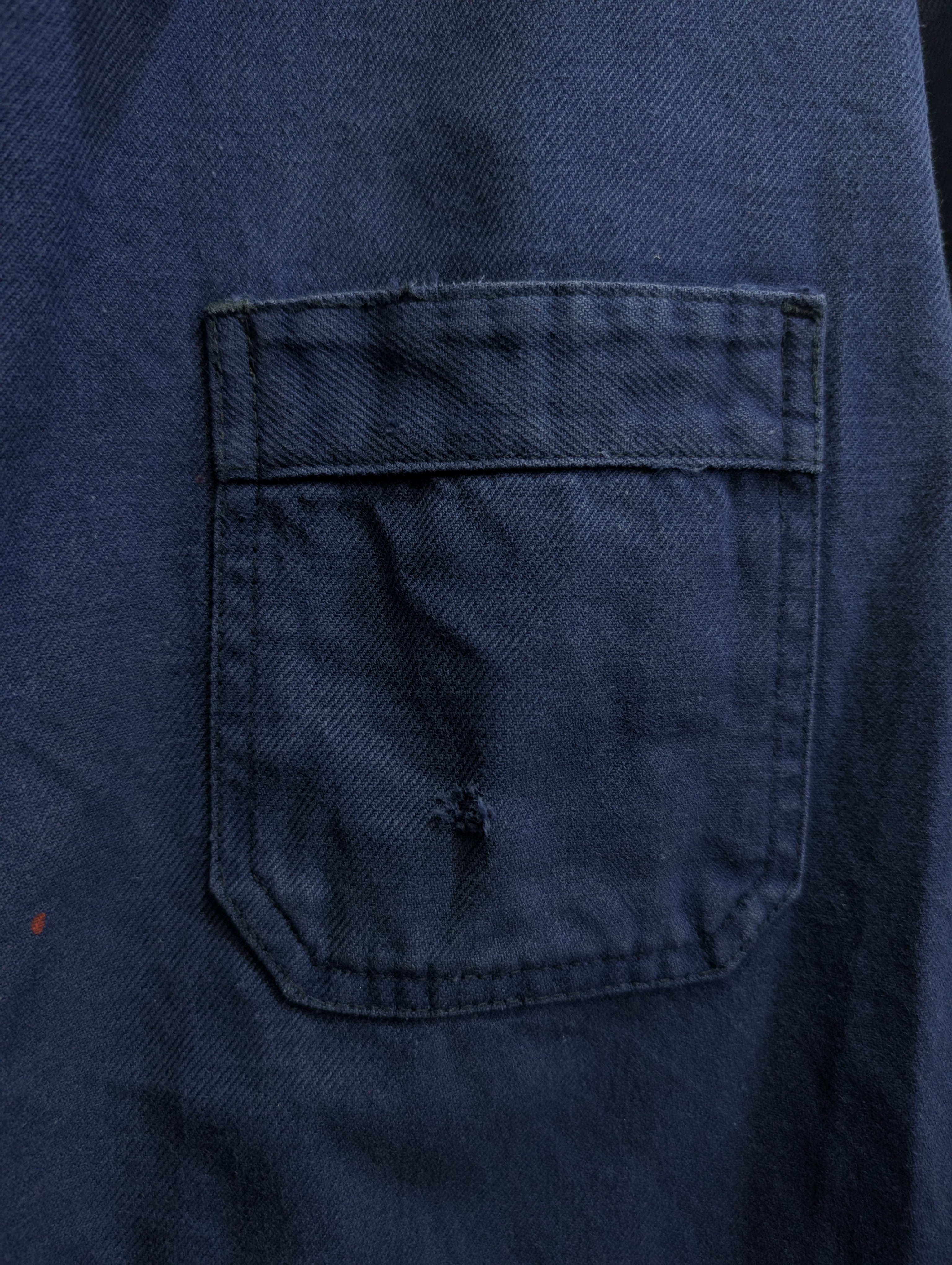 60s France KONECO CottonTwill Work Jacket Red Stetch | P and P