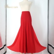 社交ダンス 衣装 スカート レッド系 チャコット Chacott 赤 レッスン 練習 上品 日本製 シンプル 無地 ダンス衣装 華やか 鮮やか かわいい おしゃれ シルエット エレガント コーディネート フォーマル ストレッチ 大人用 女性用 着まわし 柔らかい 軽い ダンス教室