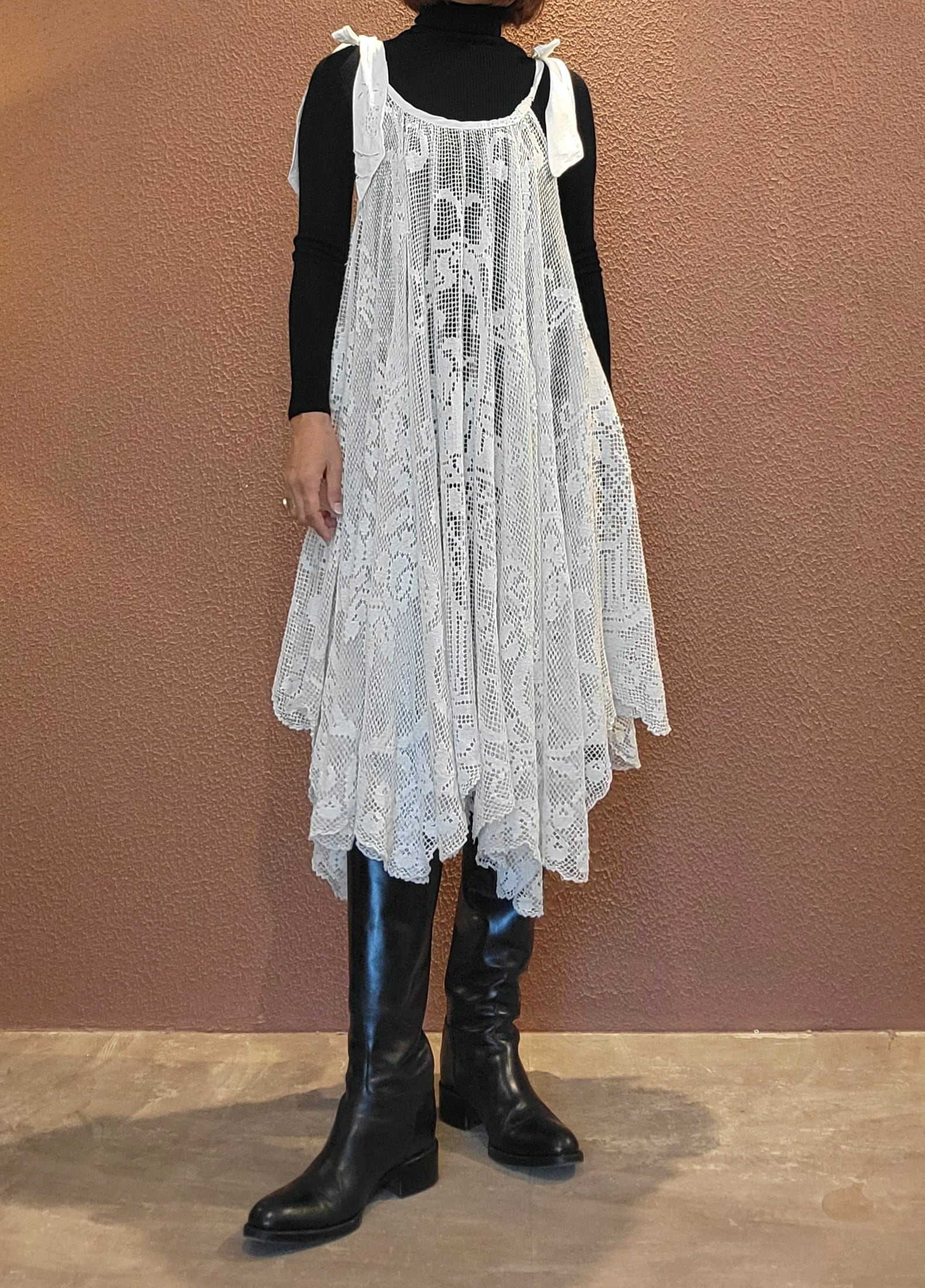 RNDR179 レースリメイクワンピース | alocasia vintage