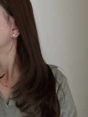 S925 スタッドハートピアス