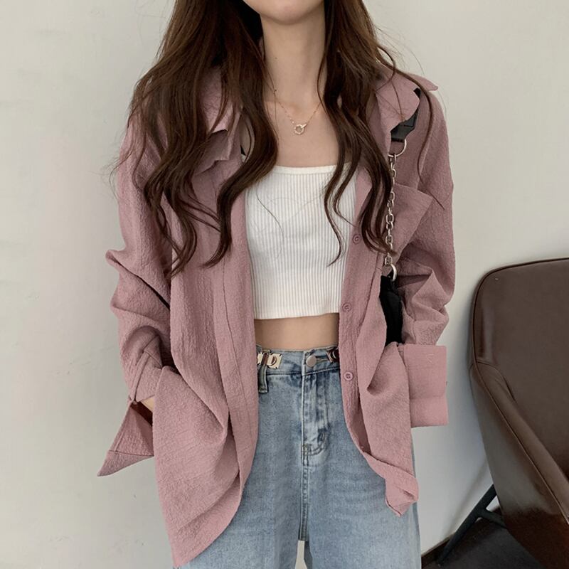 シャツ ジャケット サマールーズトップス 夏物 スーパーモール67043240236