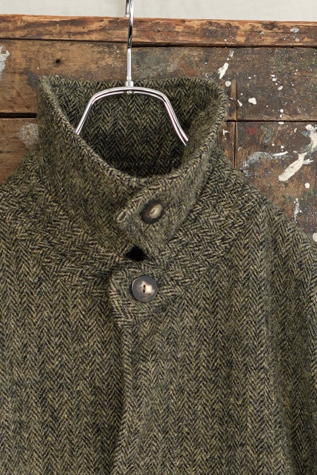 CHEZ VIDALENC - COAT BOBI / HARRIS TWEED (FRIDAY) | Brownie