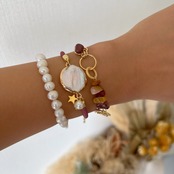 ムーアカイト　ゴールドブレスレット［GKB015］