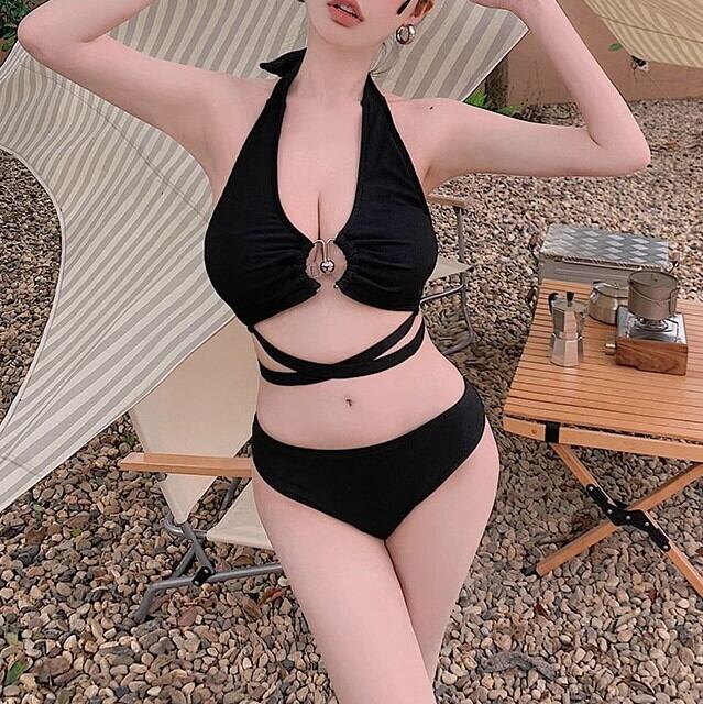 レディース 水着 ビキニ セパレート セクシー フロントデザイン