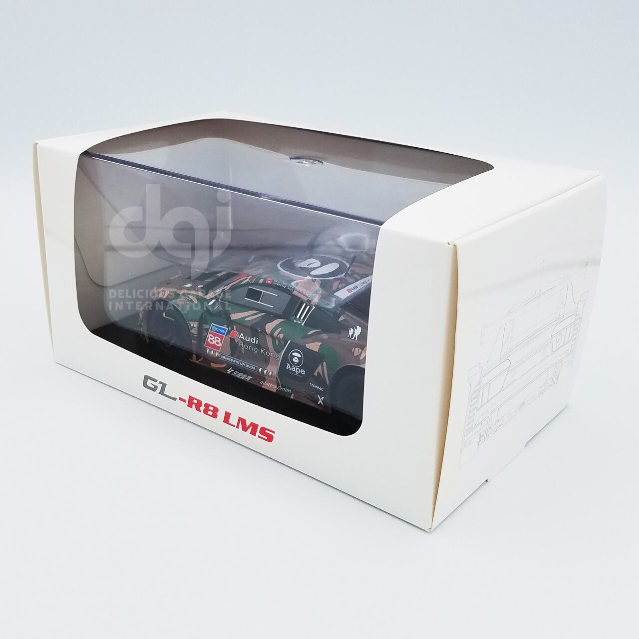 GL-Racing Audi R8 CAMO ボディ ミニッツ Mini-z ASC | PAY ID