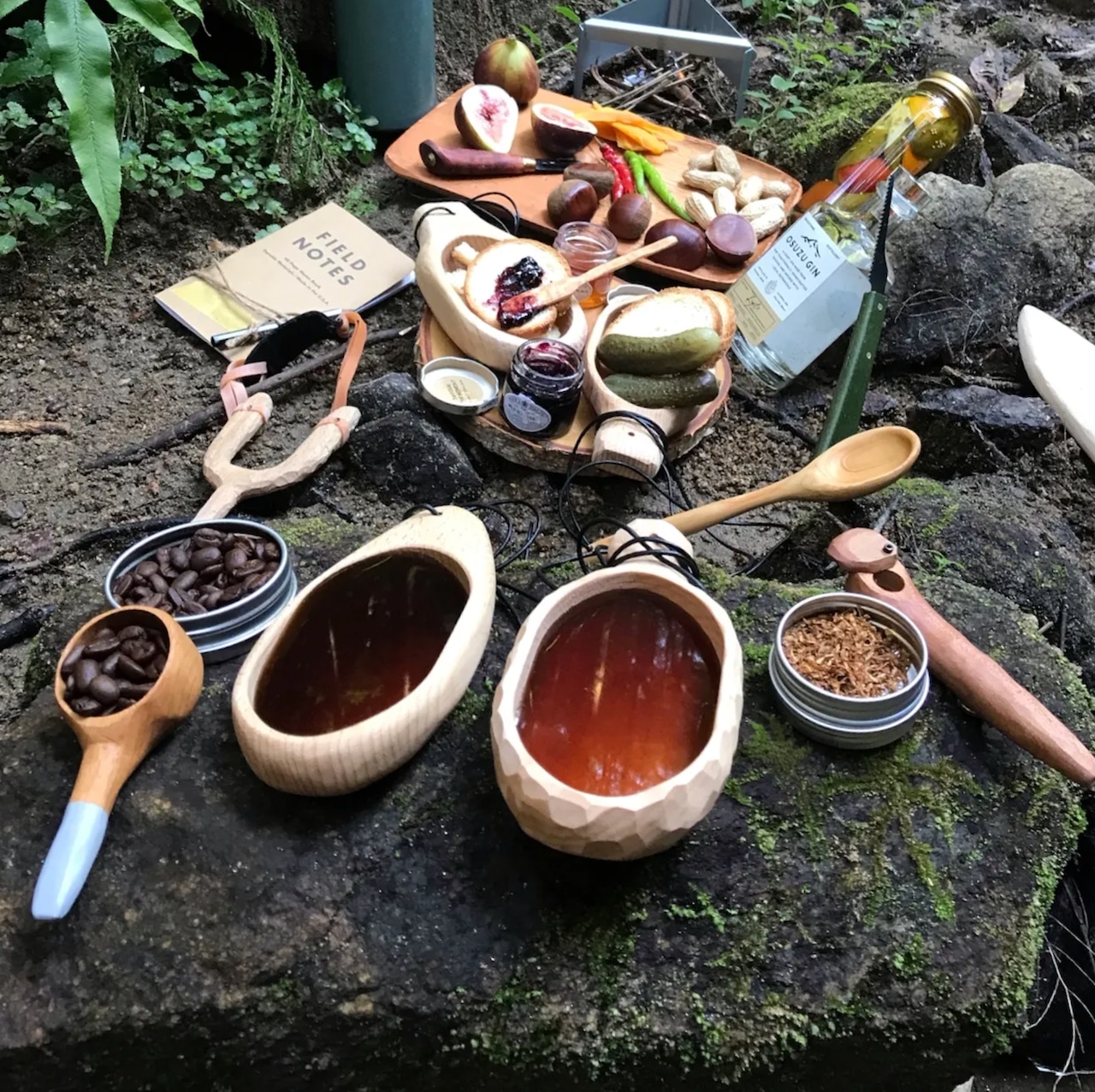 カヌー型カップの手作りキット MY CANOE CUP WHITTLING KIT
