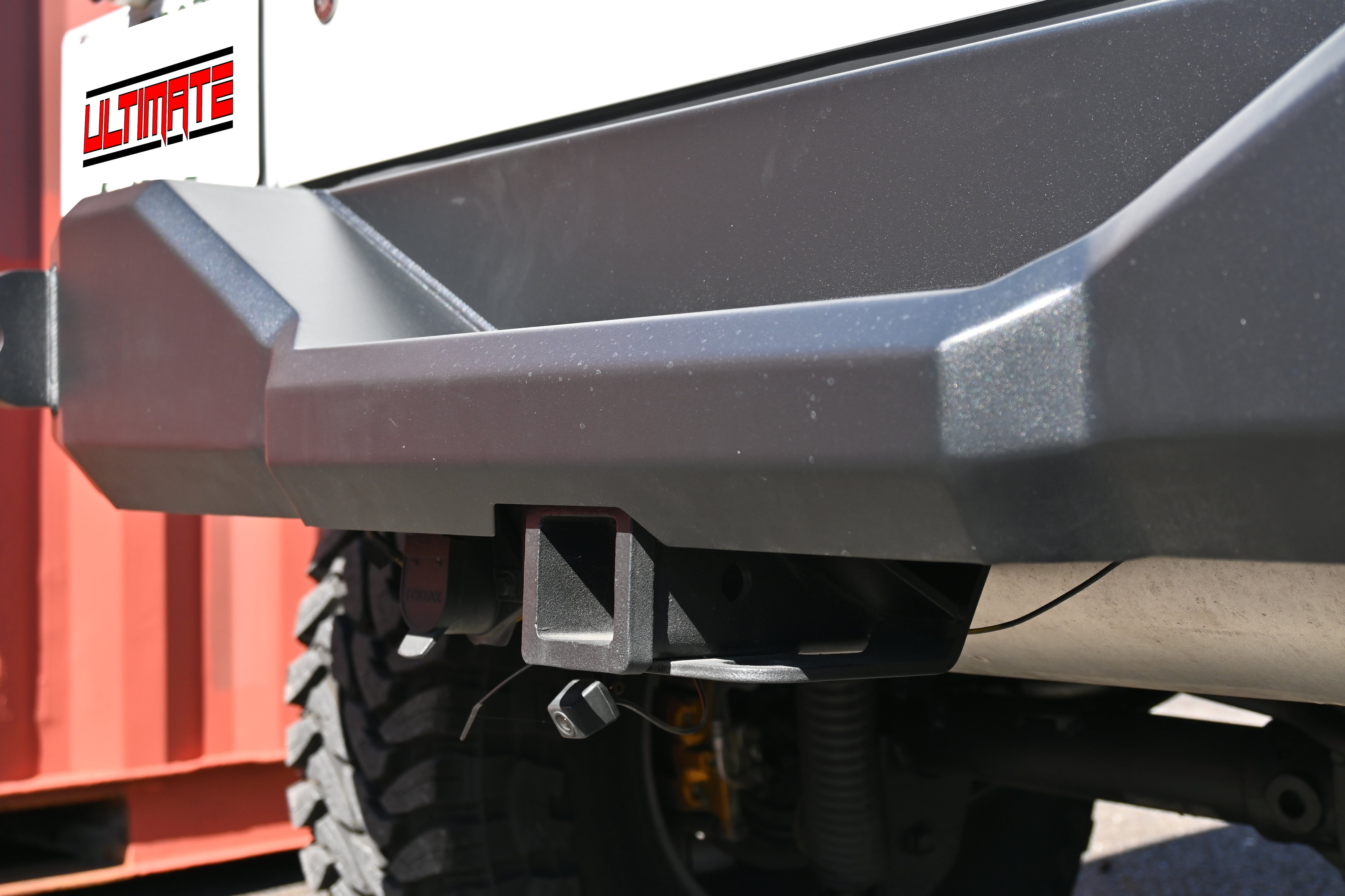 ULTIMATE リアバンパー ブラックパウダーコート JKラングラー4DR/2DR用