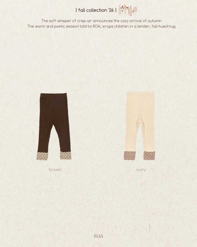 ROA［取寄］shushu leggings  26autumn