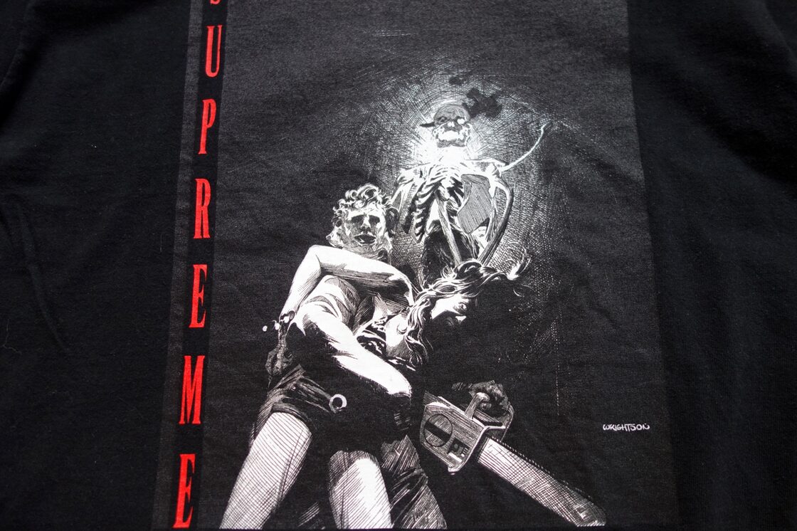 M】 17/18AW Supreme Tシャツ ｜ 悪魔のいけにえ シュプリーム 映画 