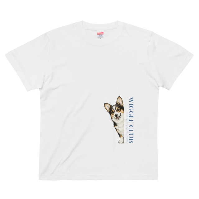 PEEKING CORGIS Tee -Black Tan-　[T0049]