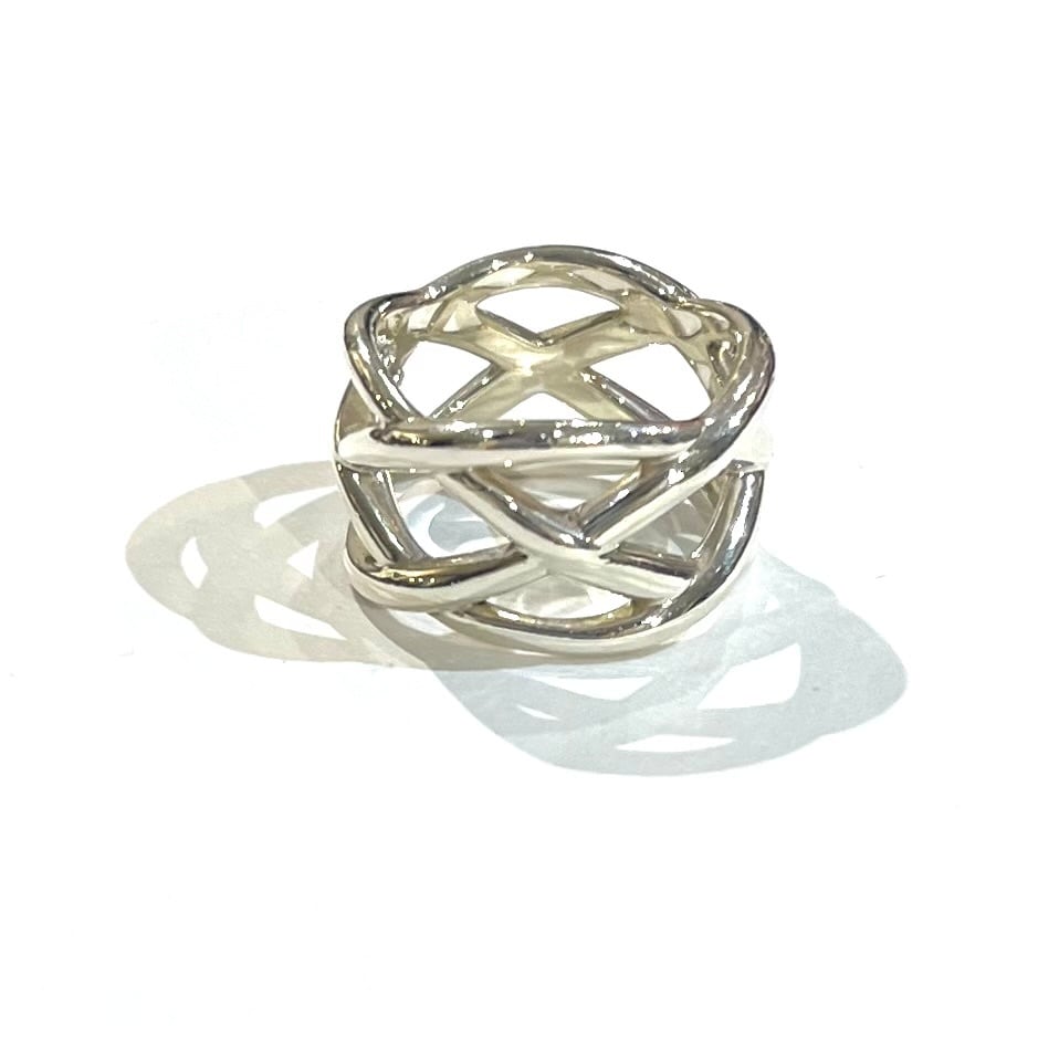 TIFFANY&CO】2192 名品ケルティック 編み込みデザイン シルバーリング