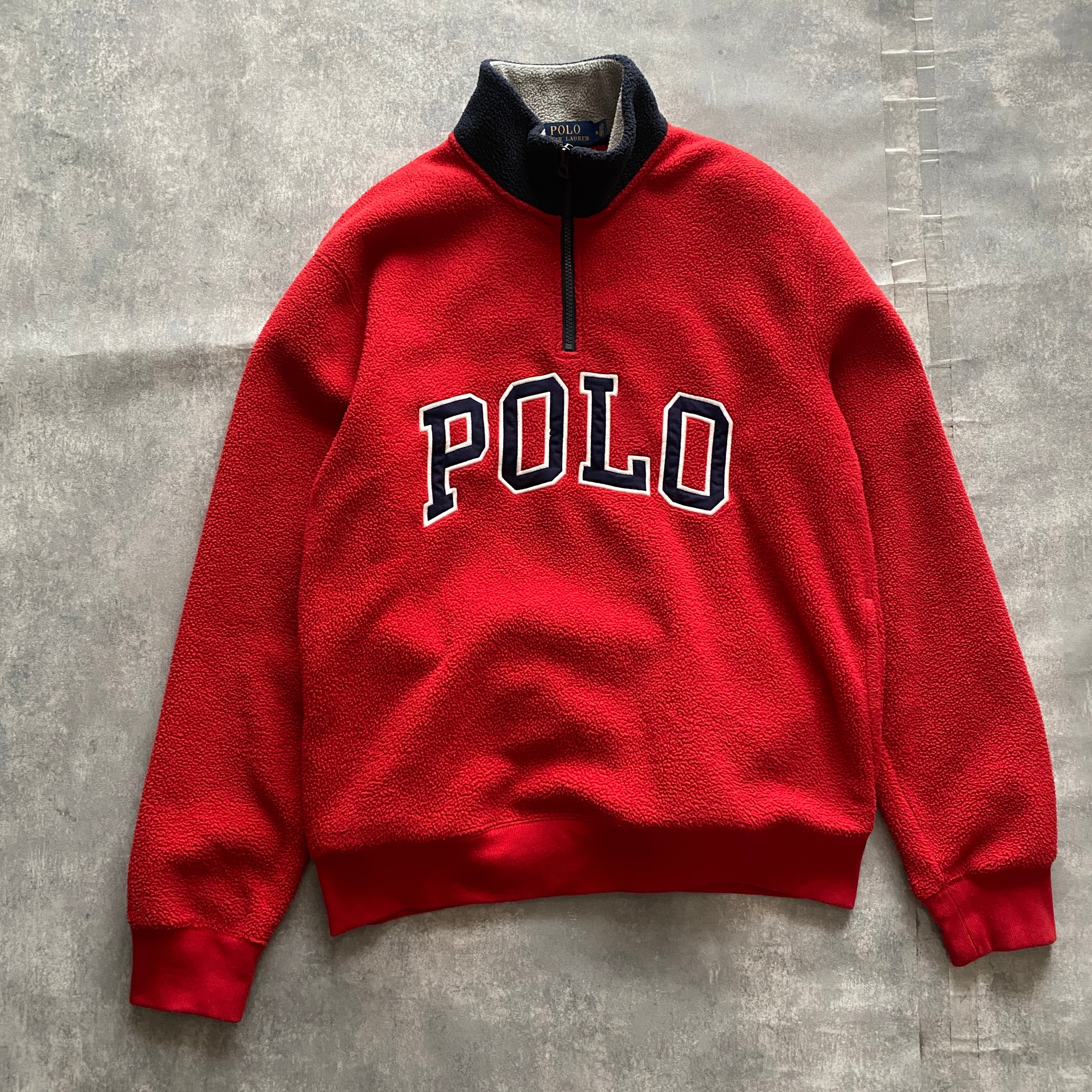 【大人気】POLO ラルフローレン スウェット ハーフジップ フリース