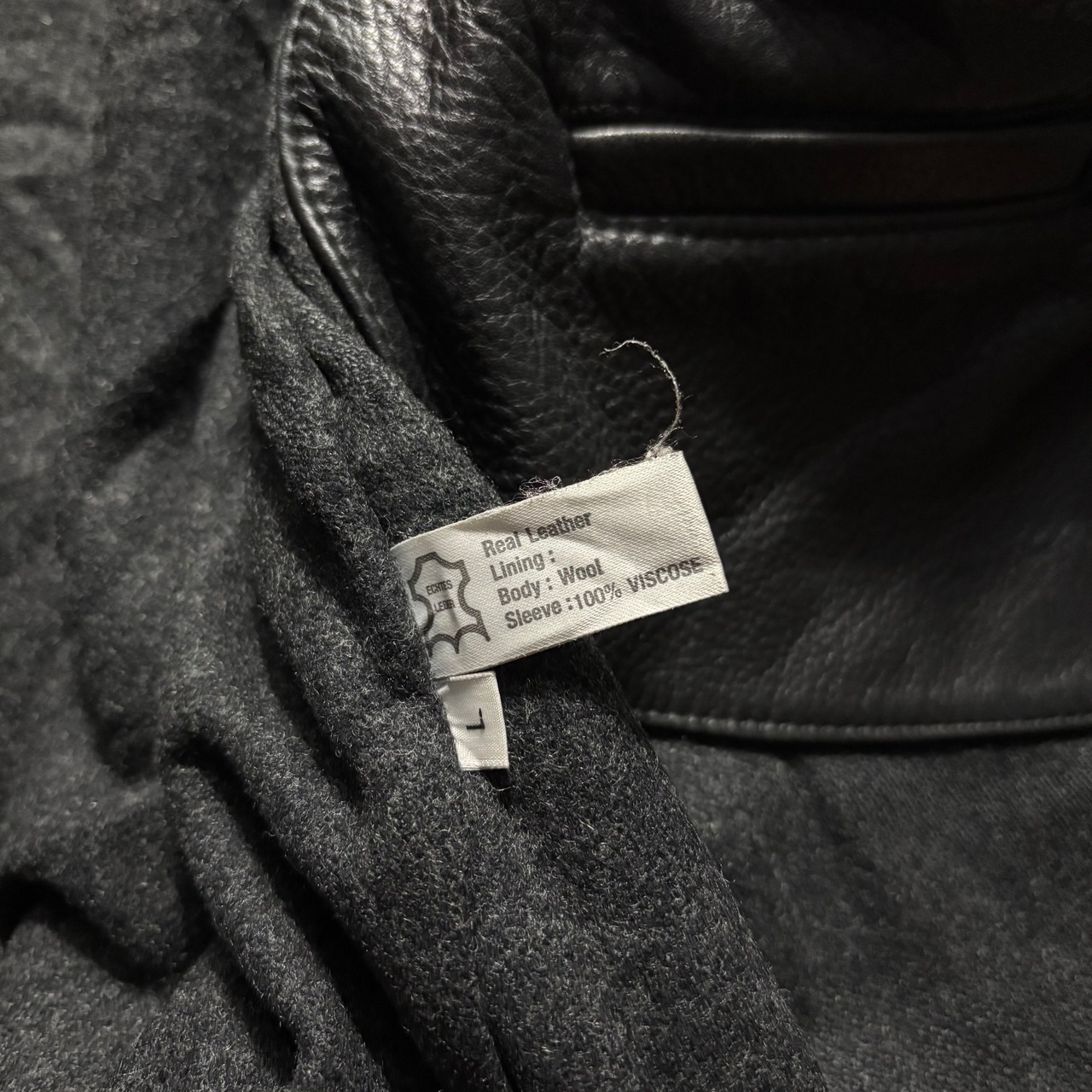 CLOSED black leather flight jacket