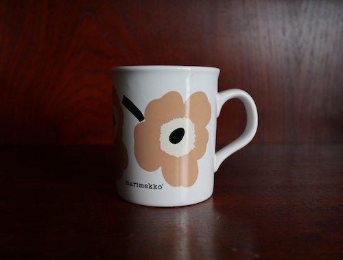 【N様ご予約商品】marimekko オールドマグ　Unikko ベージュ