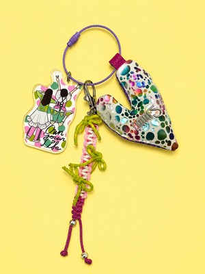 受注生産　[松浦志穂×OMNES]  KEY RING SPIKE'S BACK