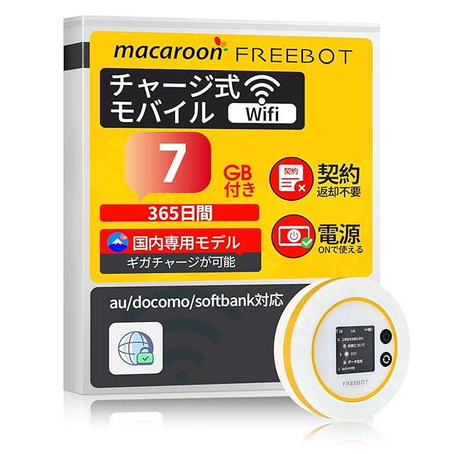 Starway モバイルルーター SIMフリー 国内100GB付き 365日間 ポケット