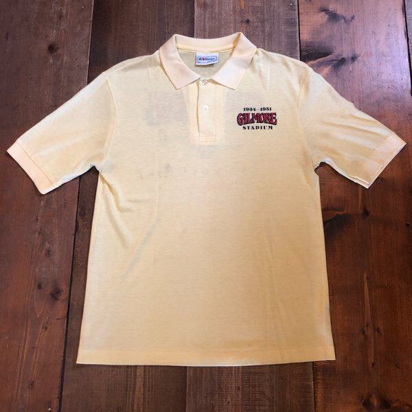 20%OFF VINTAGE 1980年代 GILMORE STADIUM レースカープリント ポロシャツ USED
