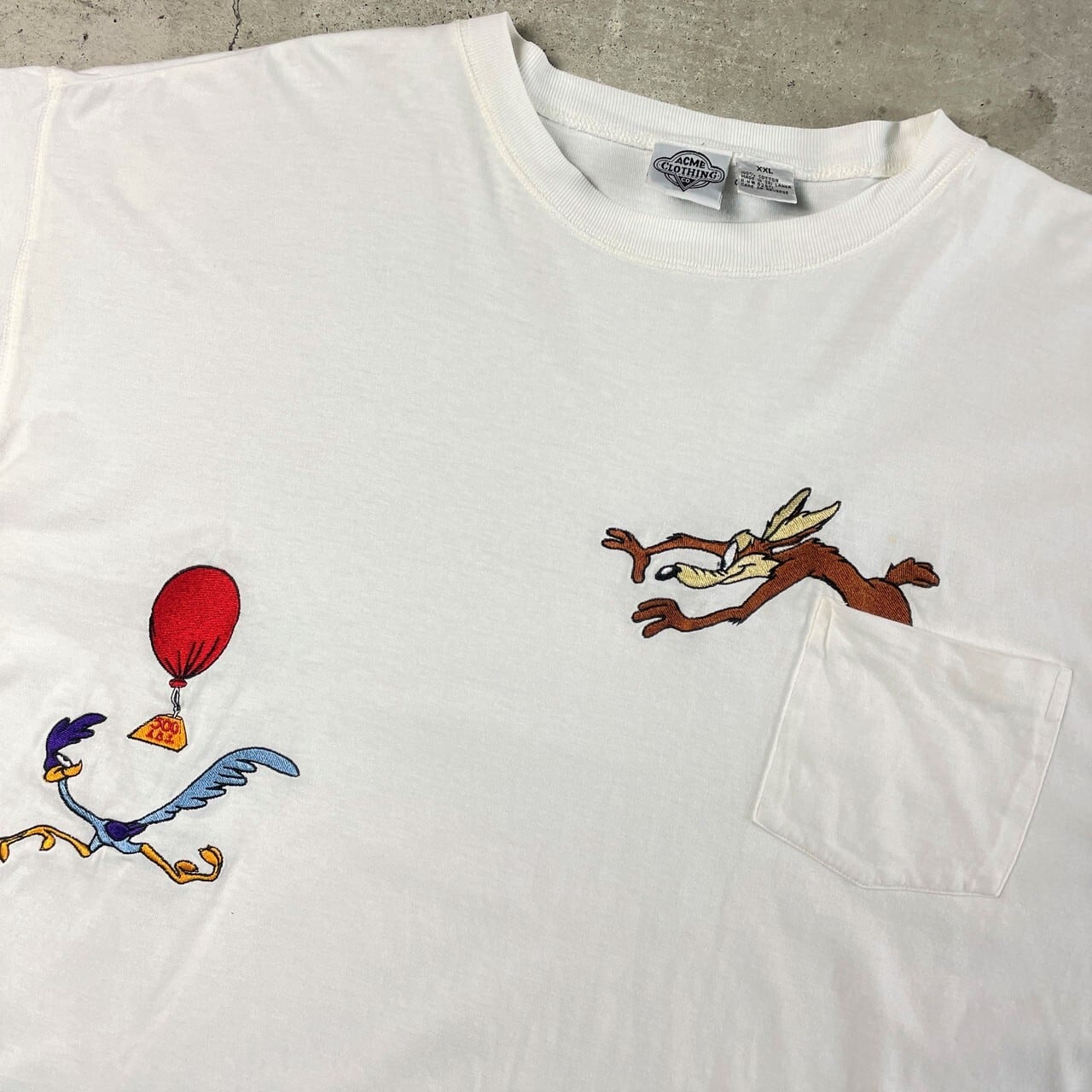 USルーニーテューンズ ワイリーコヨーテ ロードランナー TシャツS