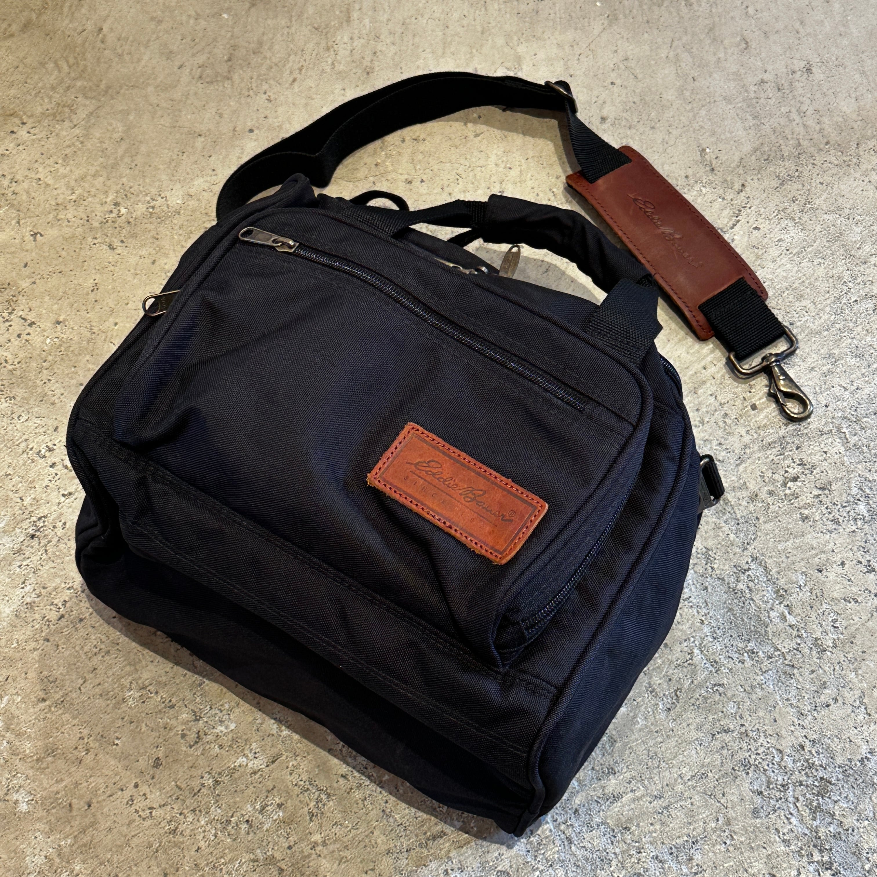 EDDIE BAUER SHOULDER BAG BLACK OLD MODEL | safarionline