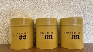シガコ缶（コーヒー保存缶）マスタードイエロー