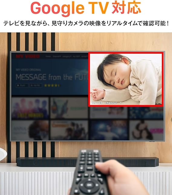 500万画素・GoogleTV対応】Skyworth AI 見守りカメラ ペットカメラ
