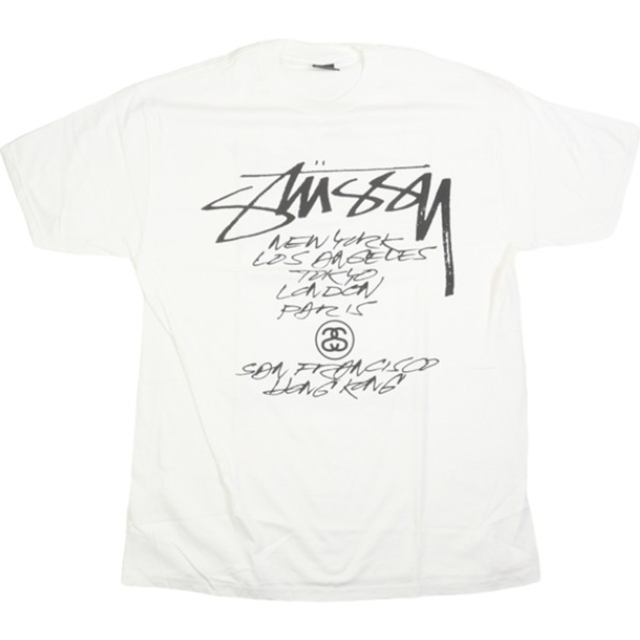 Size【L】 STUSSY ステューシー ×FUTURA WORLD TOUR TEE Tシャツ 白  