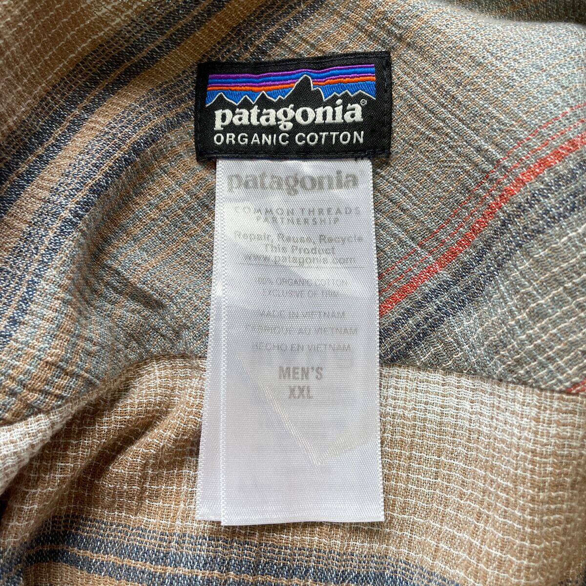 Patagonia パタゴニア ステアーズマン チェックシャツ メンズXXL 古着