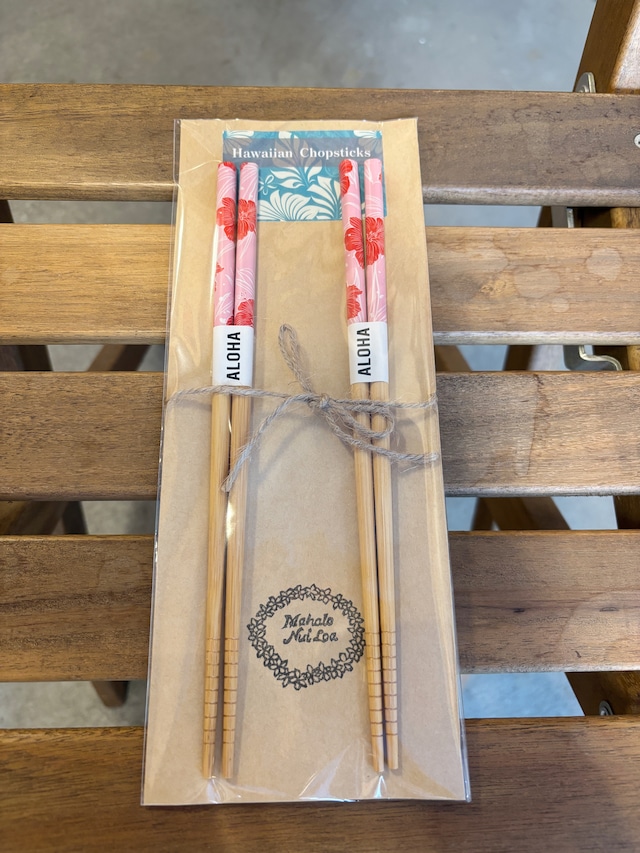 【ハワイ限定】【HAWAII直輸入】 ハワイアン お箸 A