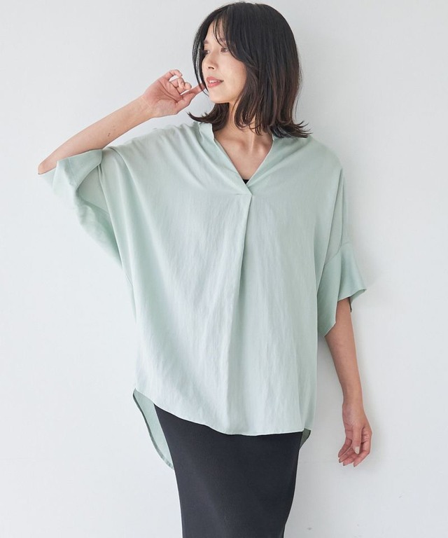 【MICA&DEAL マイカアンドディール】DOLMAN SKIPPER BLOUSE ドルマンスキッパーブラウス 0124101031 (2COLORS)