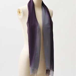 UTSURO スカーフ 紫×鼡