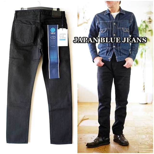 JAPAN BLUE JEANS ジャパンブルージーンズ CIRCLE サークル J314 ストレート 14oz ブラックデニムセルヴィッチ