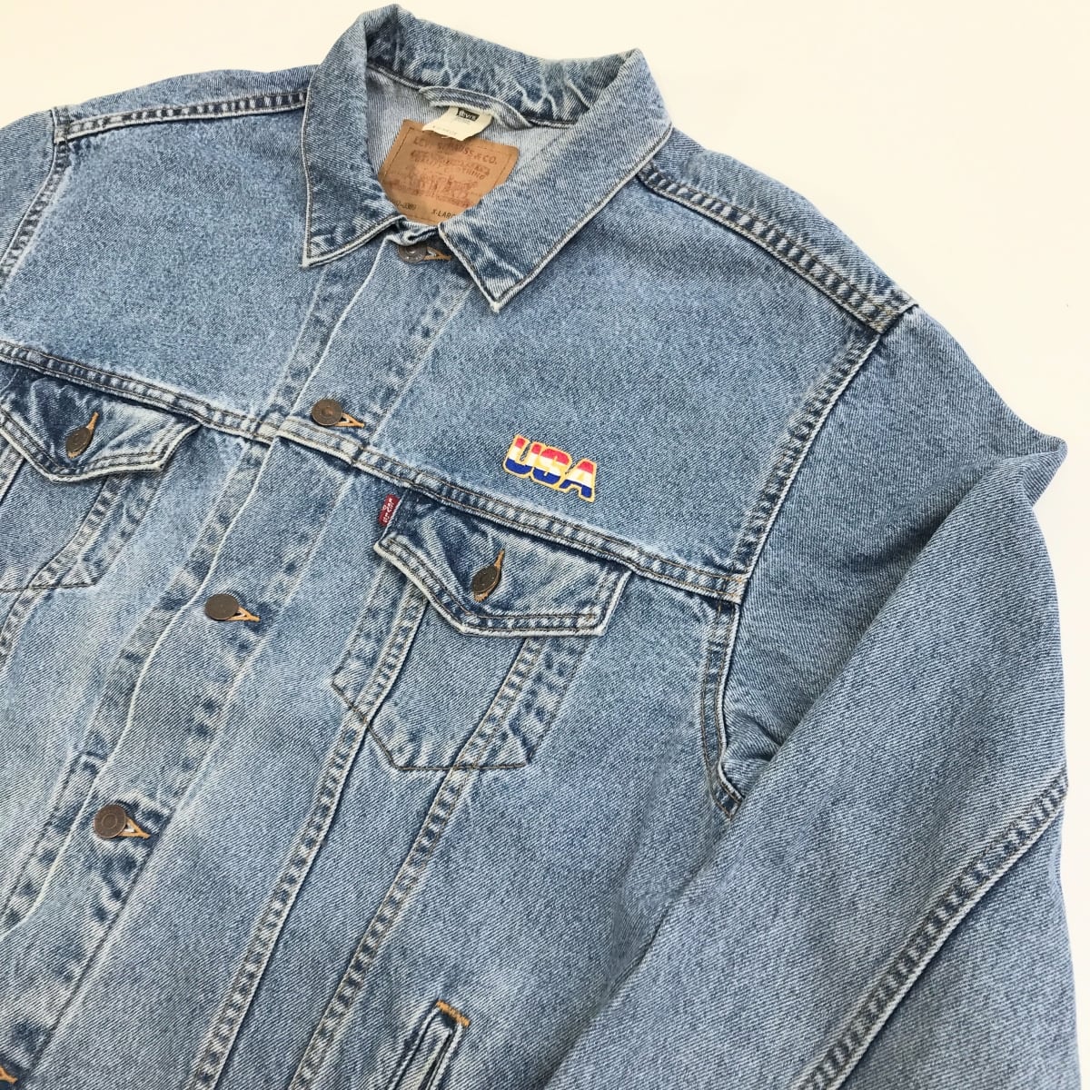 LEVI'S リーバイス 00年代 MEXICO製 70507 -0389 星条旗柄 バック