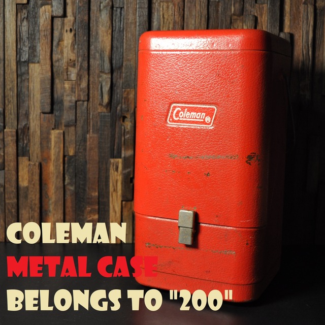 コールマン ガルウィング メタルケース レッド ビンテージ 200系適合 前期型 COLEMAN VINTAGE METAL CASE