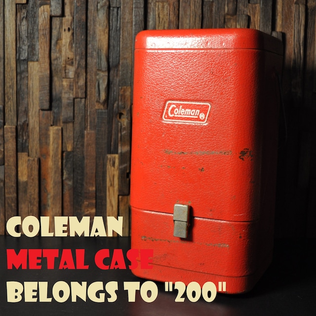 コールマン ガルウィング メタルケース レッド ビンテージ 200A適合 後期型 COLEMAN VINTAGE METAL CASE 美品 2