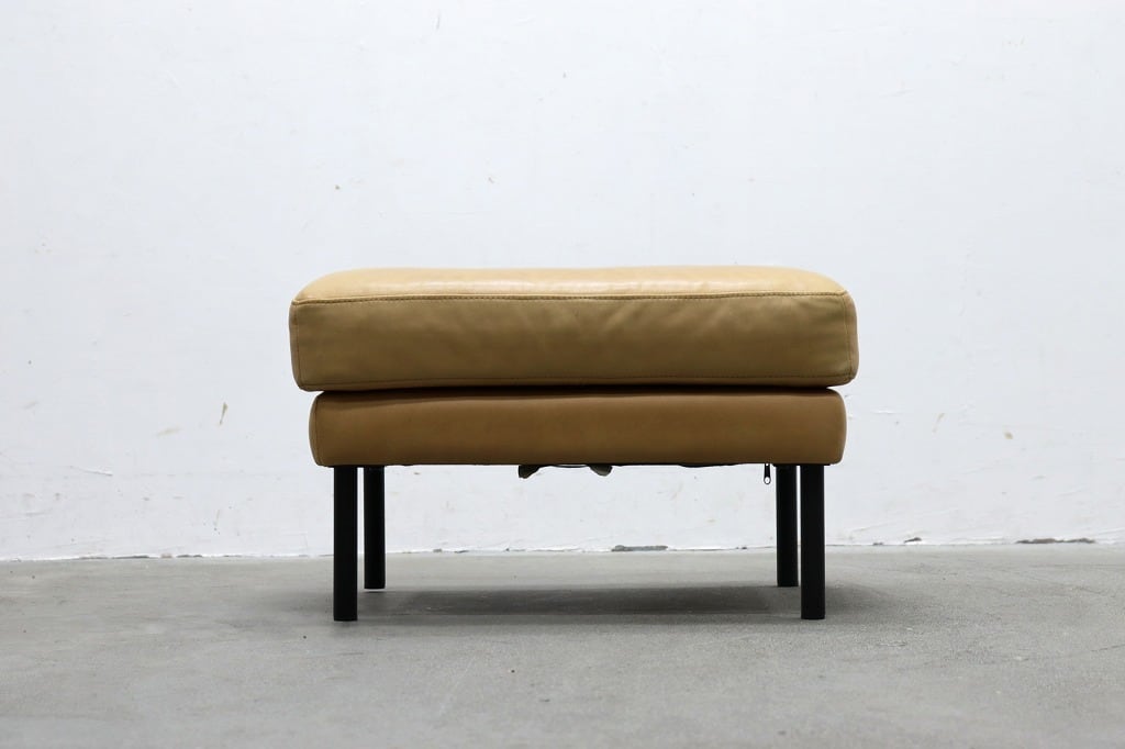 unico ウニコ HOXTON ホクストン 本革 オットマン スツール チェア