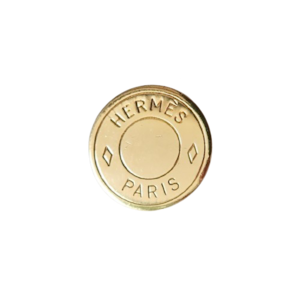 【VINTAGE HERMES BUTTON】セリエ ゴールド ボタン 14mm H-26002