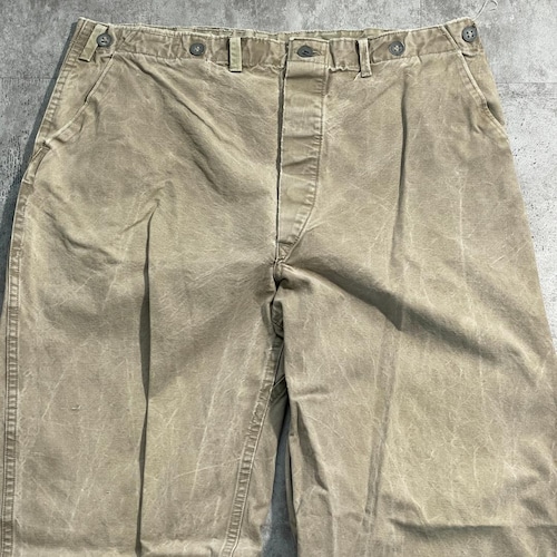 30-40s スウェーデン軍 実物 metis M39 ベイカーパンツ w34 詳細写真5