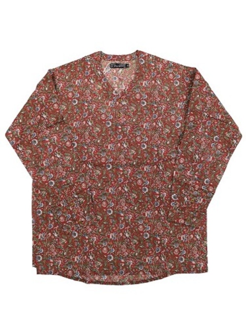 NASNGWAM(ナスングワム)～VAGRANT SHIRTS FLOWER RED～