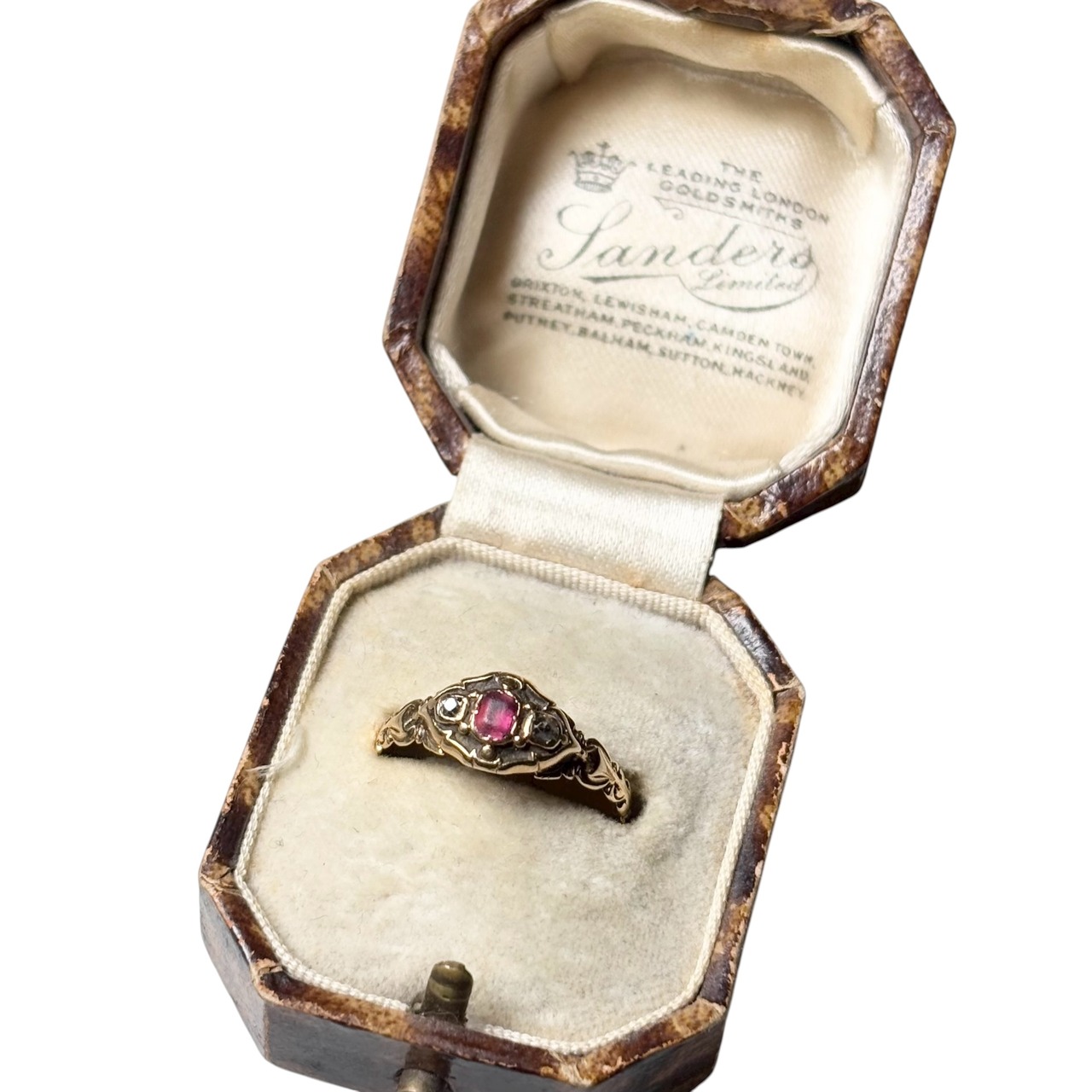 antique victorian 9ct gold ring