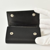 PRADA プラダ サフィアーノ テスート×レザー キーケース 68