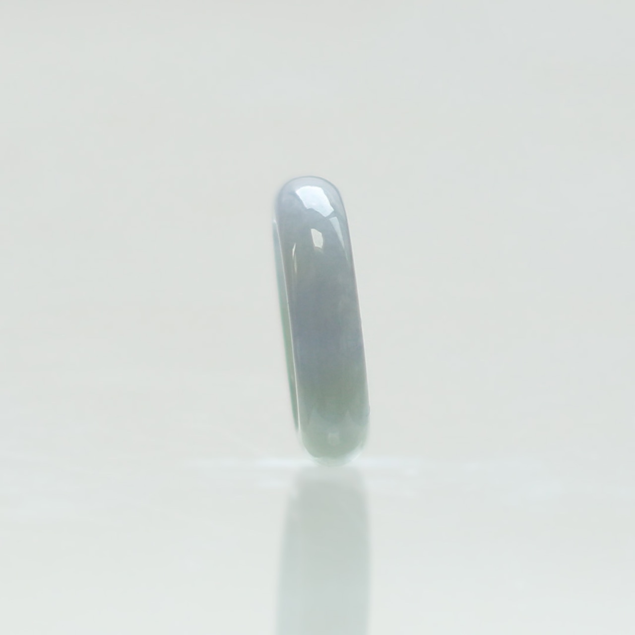 【11.5号】 レアカラー！ lavende 翡翠くり抜き甲丸リング A貨翡翠 jd_rg2490