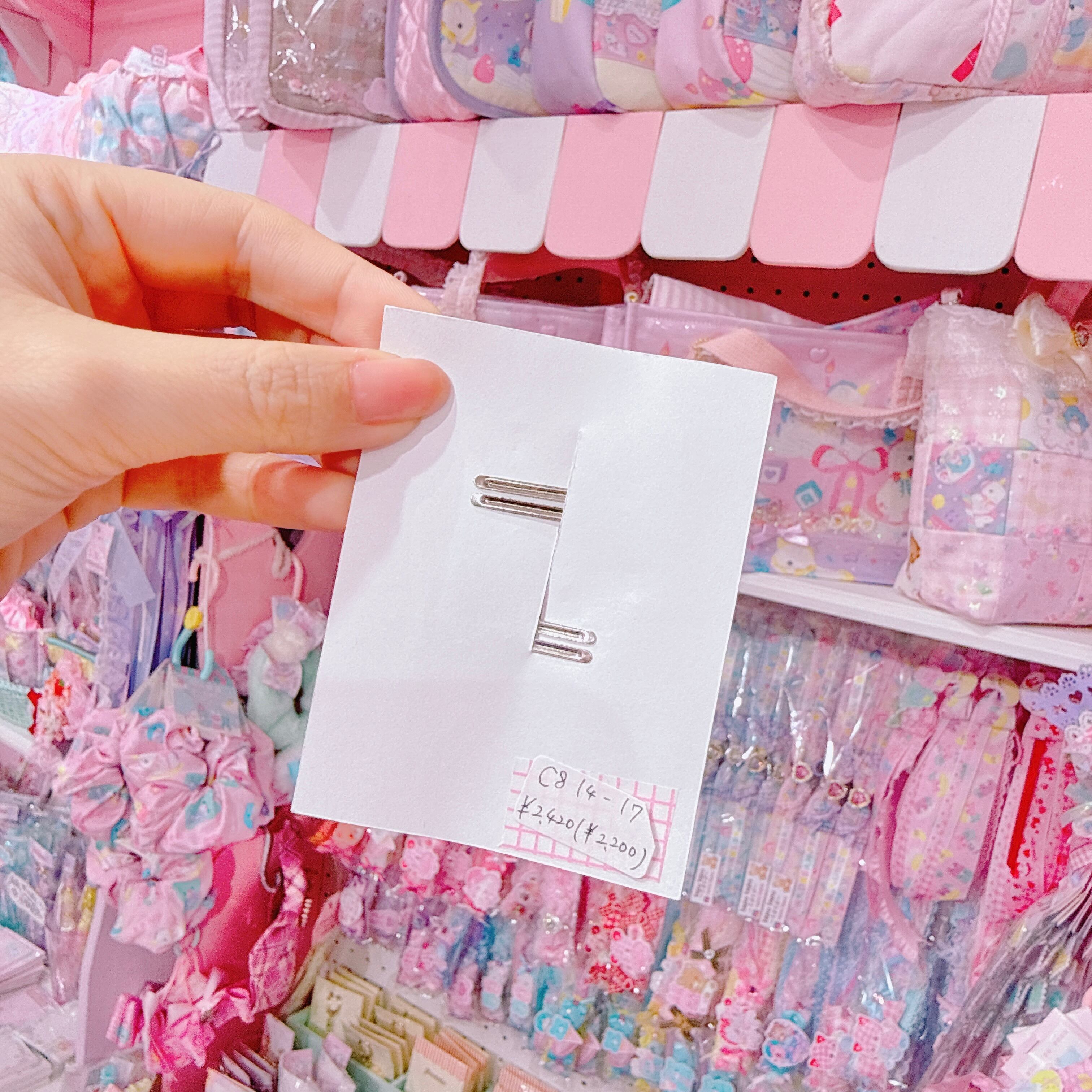 【C8】14-17立体リボンツインヘアクリップ