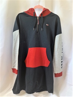 トミージーンズ　ロングパーカー　L