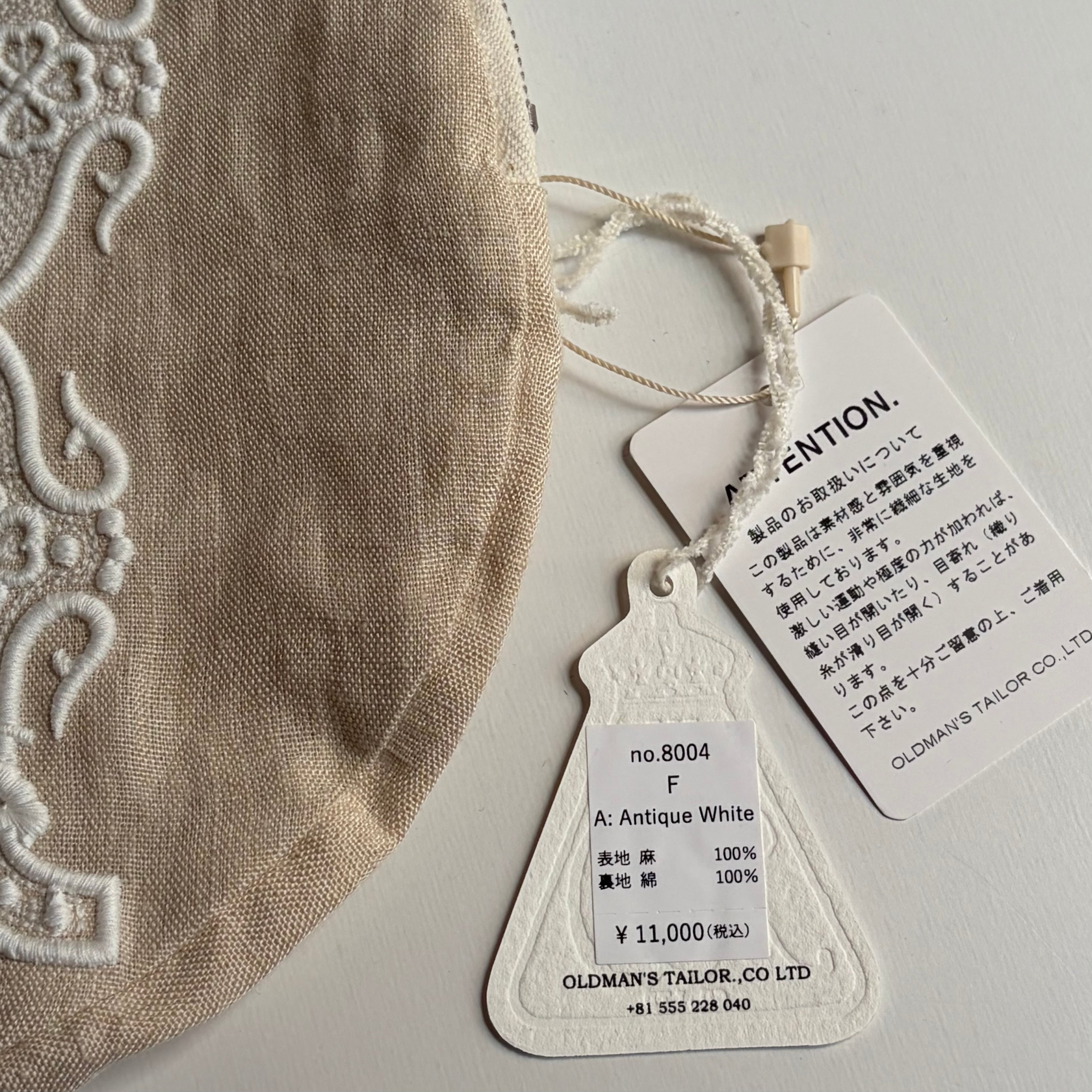 R&D.M.Co-/OLDMAN'S TAILOR / オールドマンズテーラー EMBROIDERY