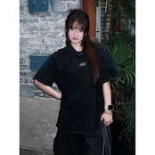 VINTAGE ストリート メタルロゴ Tシャツ T1073