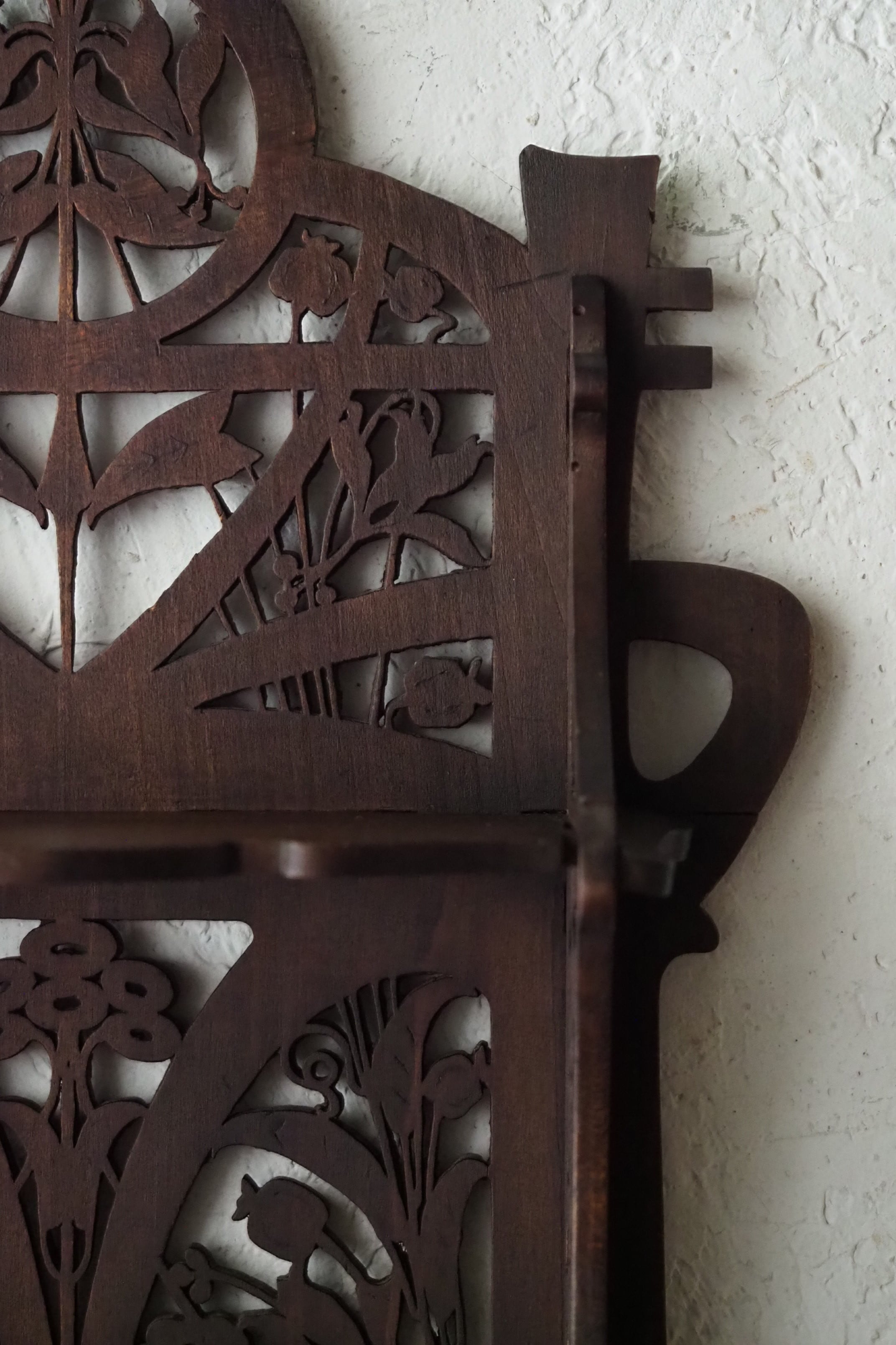 希少レア　アンティーク　木製 彫刻入り　ラック 楽天市場】OLD ASHIBA（杉古材）ミニラックM（2段-130型）幅300