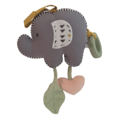 Elephant Vibrater Toy withNatural  Rubber Teether_97004