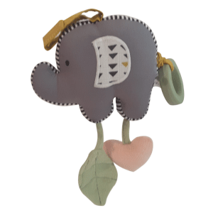 Elephant Vibrater Toy withNatural  Rubber Teether_97004